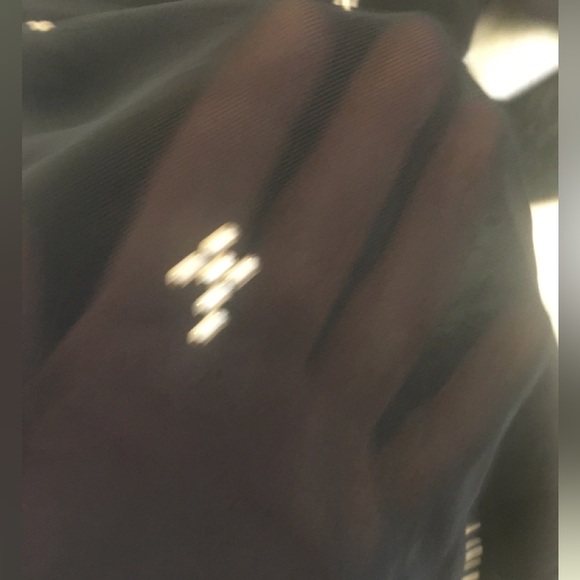 Shine Bright in this Gold Cross Embellished Black Mesh Top - Brand New w… - Picture 8 of 9